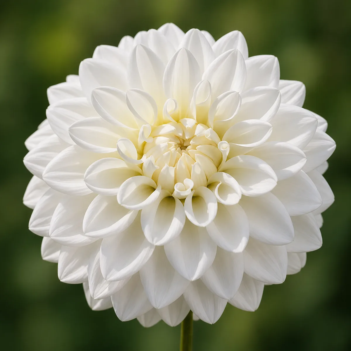 Blizzard dahlia bloom