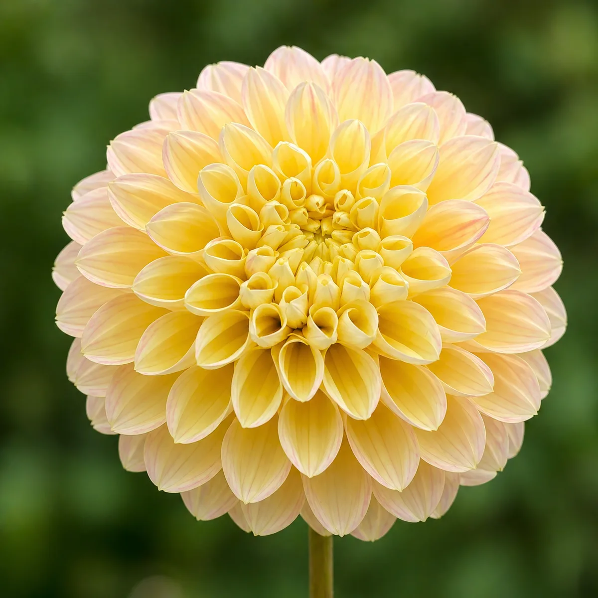 Honey Dew dahlia bloom