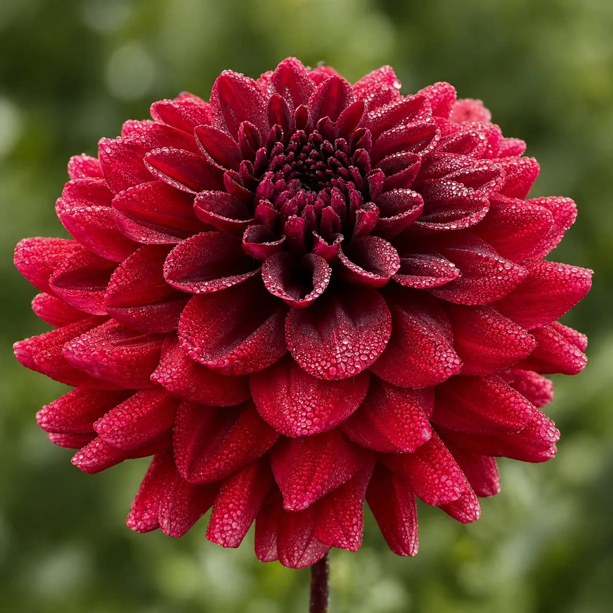 Red Runner dahlia bloom